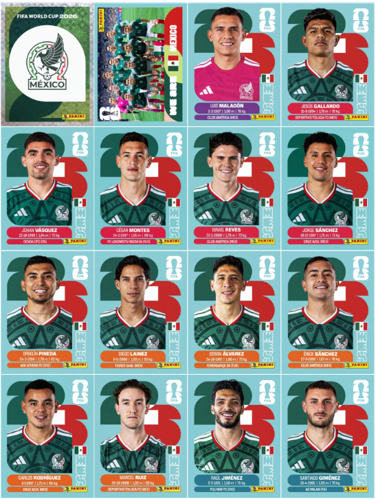Exemplo do pack de figurinhas